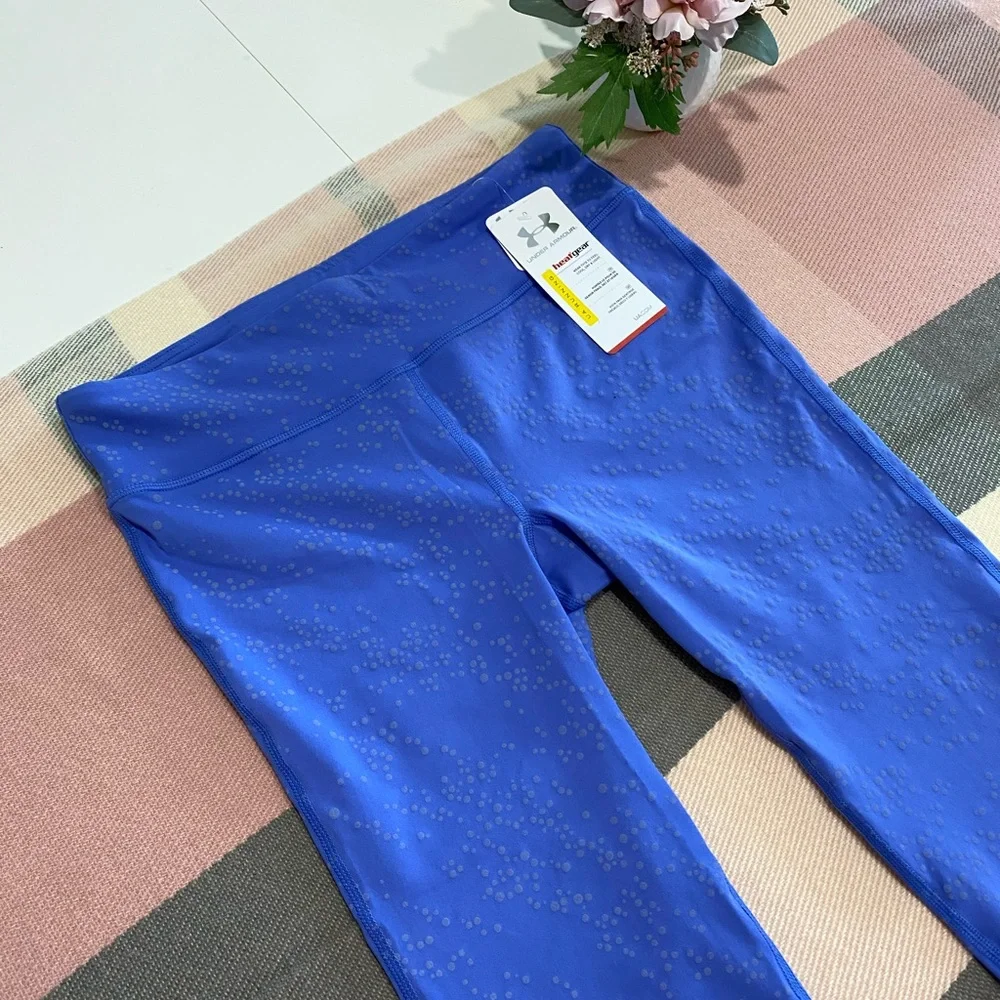 NWT! Under Armour Reflective Mirror Luminous Capri Running Leggings - Picture 4 of 11